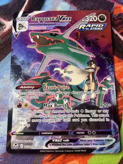 Pokemon Rayquaza VMAX Full Art Holo TG20/TG30 Silver Tempest Near Mint - Image 2