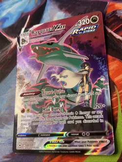 Pokemon Rayquaza VMAX Full Art Holo TG20/TG30 Silver Tempest Near Mint - Image 3