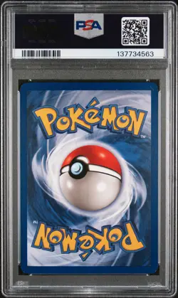 1999 POKEMON FOSSIL #4 DRAGONITE-HOLO PSA 8 - Image 2