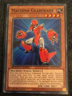 Machina Gearframe SBCB-EN071 - Speed Duel - Yugioh Card Common LP - Image 1