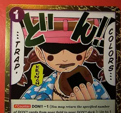 One Piece: Kingdoms of Intrigue OP04-074 Colors Trap (R) English NM/M - Image 1