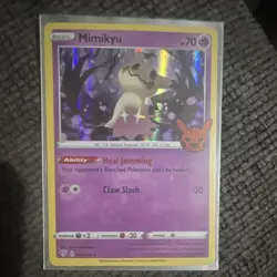 Pokemon TCG Mimikyu Promo Holo 081/189 2020 Psychic Basic 70 HP Card - Image 1