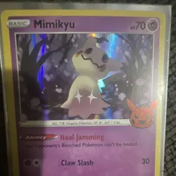 Pokemon TCG Mimikyu Promo Holo 081/189 2020 Psychic Basic 70 HP Card - Image 2