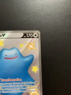 Ditto V Shiny Holo Rare Shining Fates: Shiny Vault SV118/SV122 Pokemon Card - Image 4