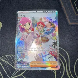 Pokemon TCG Lacey 172/142 Stellar Crown Special Illustration Rare Holo Card NM - Image 1