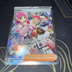 Pokemon TCG Lacey 172/142 Stellar Crown Special Illustration Rare Holo Card NM - Image 2