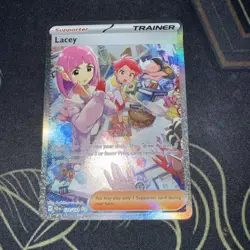 Pokemon TCG Lacey 172/142 Stellar Crown Special Illustration Rare Holo Card NM - Image 4