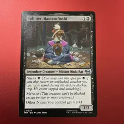 Splinter, Hamato Yoshi-0079- Teenage Mutant Ninja Turtles-MTG-NM/M - Image 1