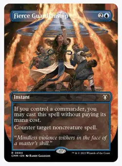 Fierce Guardianship (Borderless) Commander Masters Regular - Image 1