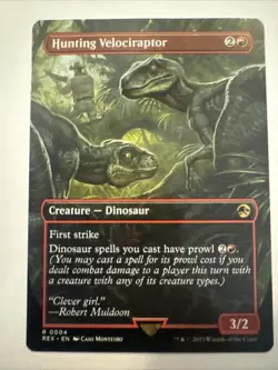 Hunting Velociraptor (Borderless) Universes Beyond: Jurassic Pikachu World... - Image 1