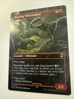 Hunting Velociraptor (Borderless) Universes Beyond: Jurassic Pikachu World... - Image 3