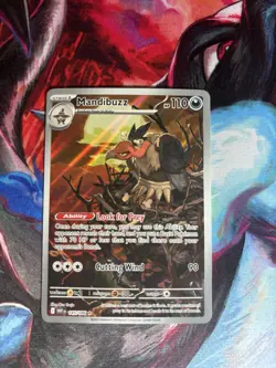 Pokemon TCG White Flare Mandibuzz Illustration Card 145/086 M/Nm Condition - Image 1