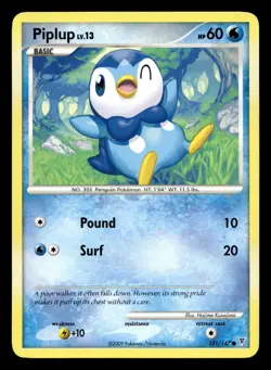 Piplup 121/147 Common Supreme Victors Pokemon LP - Image 1