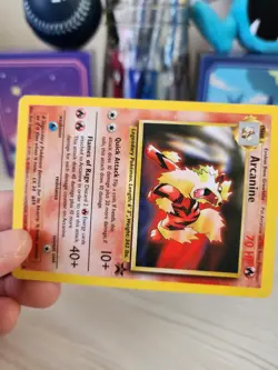 Pokemon TCG Arcanine Black Star Promos #6 2000 - Image 3