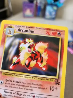 Pokemon TCG Arcanine Black Star Promos #6 2000 - Image 5