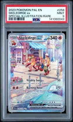 Pokemon Skeledirge ex Paldea Evolved 258/193 PSA 9 Special Illustration Rare - Image 1