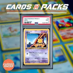 Carte Pokemon Abra 43/102 Set de base Edition 1 PSA 9 - Image 1