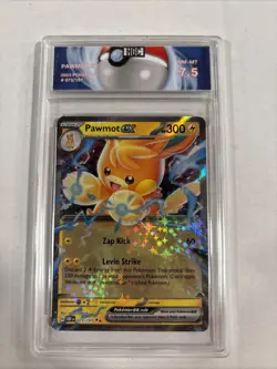2023 Pokemon Pawmot Ex #73 HGC 7.5 (sb2) - Image 1