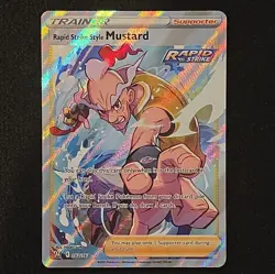 Rapid Strike Style Mustard 162/163 Battle Styles Full Art 2021 Pokemon - Image 1