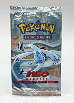 WOTC Neo Genesis *EMPTY Booster Packs Vintage Pokemon Lugia Meganium Feraligatr - Image 2