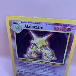 Pokemon TCG Alakazam Base Set 1/102 Holo Unlimited Holo Rare - Image 3