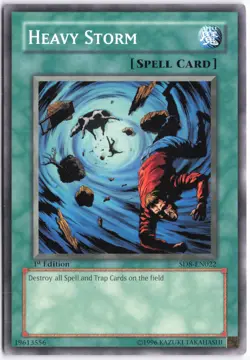 Yugioh - Heavy Storm SD8-EN022 1st Edition - Structure Deck: Lord of the Storm - Image 1