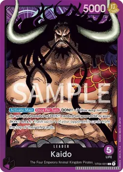 Kaido (001) [OPRP - ST04-001] - NM [Foil] TCG One Piece - Image 1