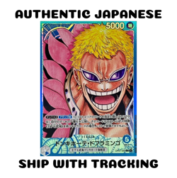 ONE PIECE TCG JAPANESE AUTHENTIC OP01-060 Doflamingo L Leader Alt Art Parallel - Image 1
