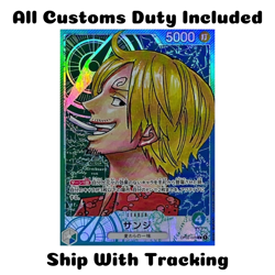 ONE PIECE TCG JAPANESE CARD PARAMOUNT WAR Parallel Sanji OP02-026 Leader Alt Art - Image 1