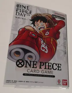 One Piece Day '24 Premium Card Collection Monkey D. Luffy Promo Set - New/Sealed - Image 1