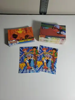 Topps Pokemon Movie Animation First Print Blue Logo Lot Of 79 Cards!! Duplicates - Image 1