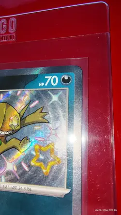 Sableye 184/091 Shiny Rare Paldean Fates Near Mint Pokemon Card - Image 4