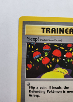 Trainer SLEEP! -79/82 - 1st Edition Team Rocket Set Vintage Pokemon Card - NM - Image 3