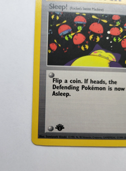 Trainer SLEEP! -79/82 - 1st Edition Team Rocket Set Vintage Pokemon Card - NM - Image 4