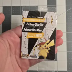 SEALED Ash’s Pikachu TCG SM108 2017 Promo Card Pokemon "I Choose You" Clean - Image 2