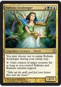 Rubinia Soulsinger NM, English MTG Commander 2013 - Image 1