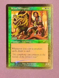 Beast Whisperer - 30th Anniversary PROMO FOIL - 26/30 - Retro Frame - MTG - Foil - Image 1