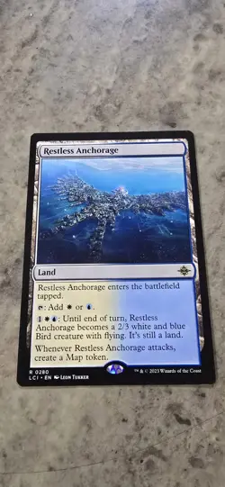 Restless Anchorage The Lost Caverns of Ixalan Regular Land Rare MTG NM - Image 1