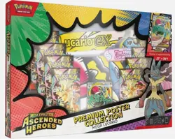 Pokemon Ascended Heroes: Mega Lucario Premium Poster Collection - Image 1