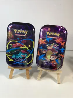 Pokemon TCG Mega Evolution Heroes Mini Tin Lot of 2 Sealed New & Shipped Free - Image 1