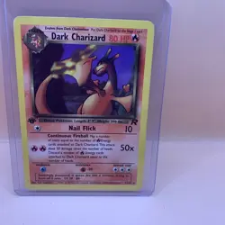 Pokemon Dark Charizard TCG Non-Holo Rare Card 21/82 - Image 1