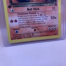Pokemon Dark Charizard TCG Non-Holo Rare Card 21/82 - Image 3