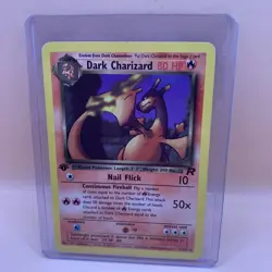 Pokemon Dark Charizard TCG Non-Holo Rare Card 21/82 - Image 4