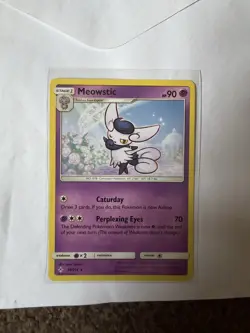 Pokemon - Meowstic 80/214 - Non Holo Rare - Unbroken Bonds - Near Mint - Image 1