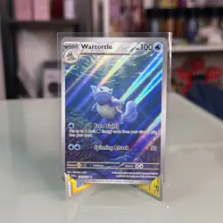 Pokemon Wartortle 171/165 Sv: Scarlet & Violet 151 IR Illustration Rare - Image 1