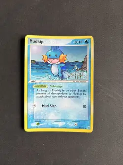 Pokemon TCG Mudkip EX Crystal Guardians 57/100 STAMPED Reverse Holo Common 2006 - Image 1