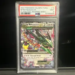 PSA 9 - M Rayquaza Ex 76/108 Celebrations 25th Anniversary Pokemon TCG - Image 1