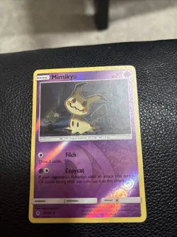 Pokemon Mimikyu 58/145 SM - Guardians Rising Reverse Holo Rare NM - Image 1