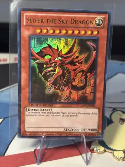 Yu-Gi-Oh! Slifer the Sky Dragon (LC01-EN002) Ultra Rare Limited Edition - Image 1
