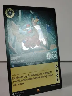 Goofy - Knight for a Day - Rare/Foil - Rise of the Floodborn #180 - LORCANA -T - Image 2